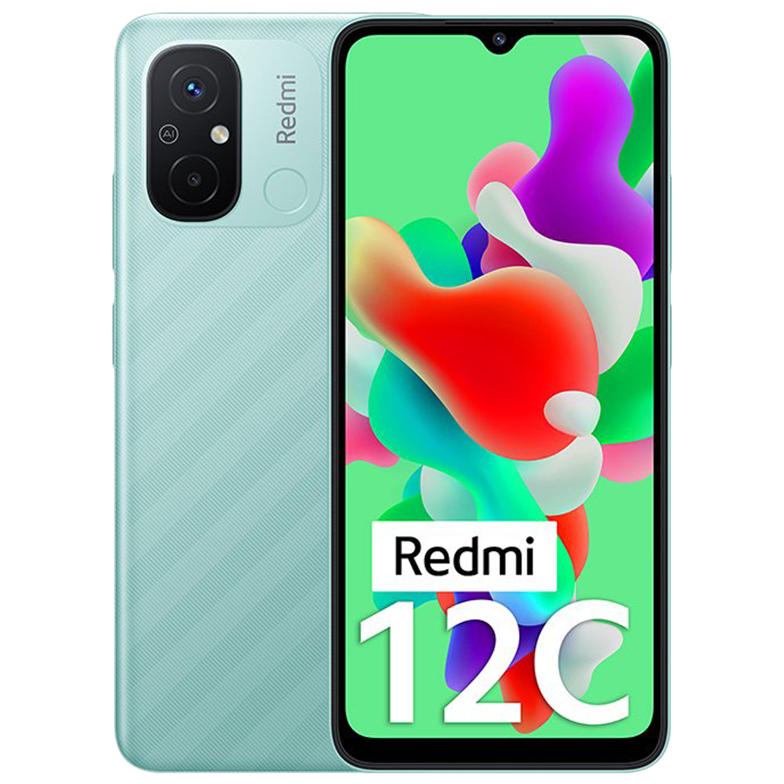 Buy Redmi 12C 6GB RAM 128GB Mint Green Online Croma